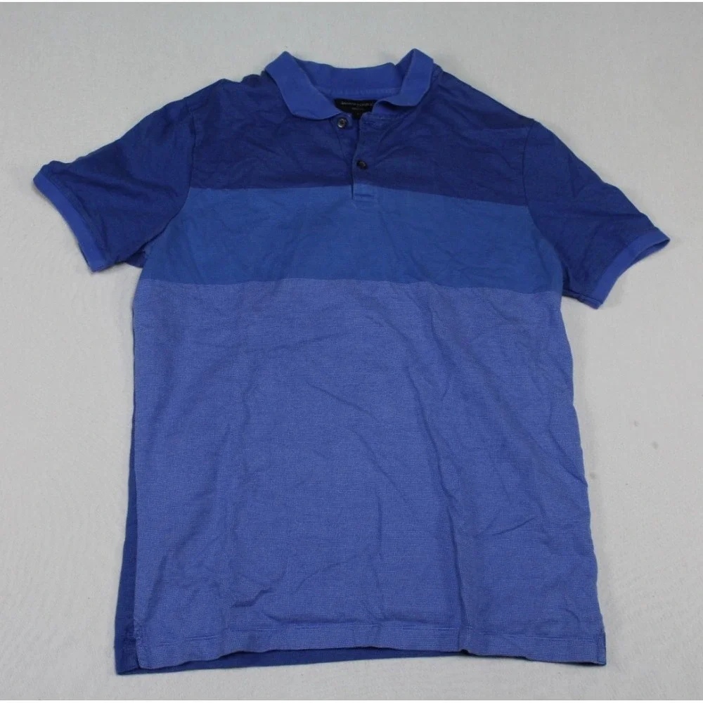 Banana Republic Men Polo Shirt Dress Polo Short Sleeve Size Large